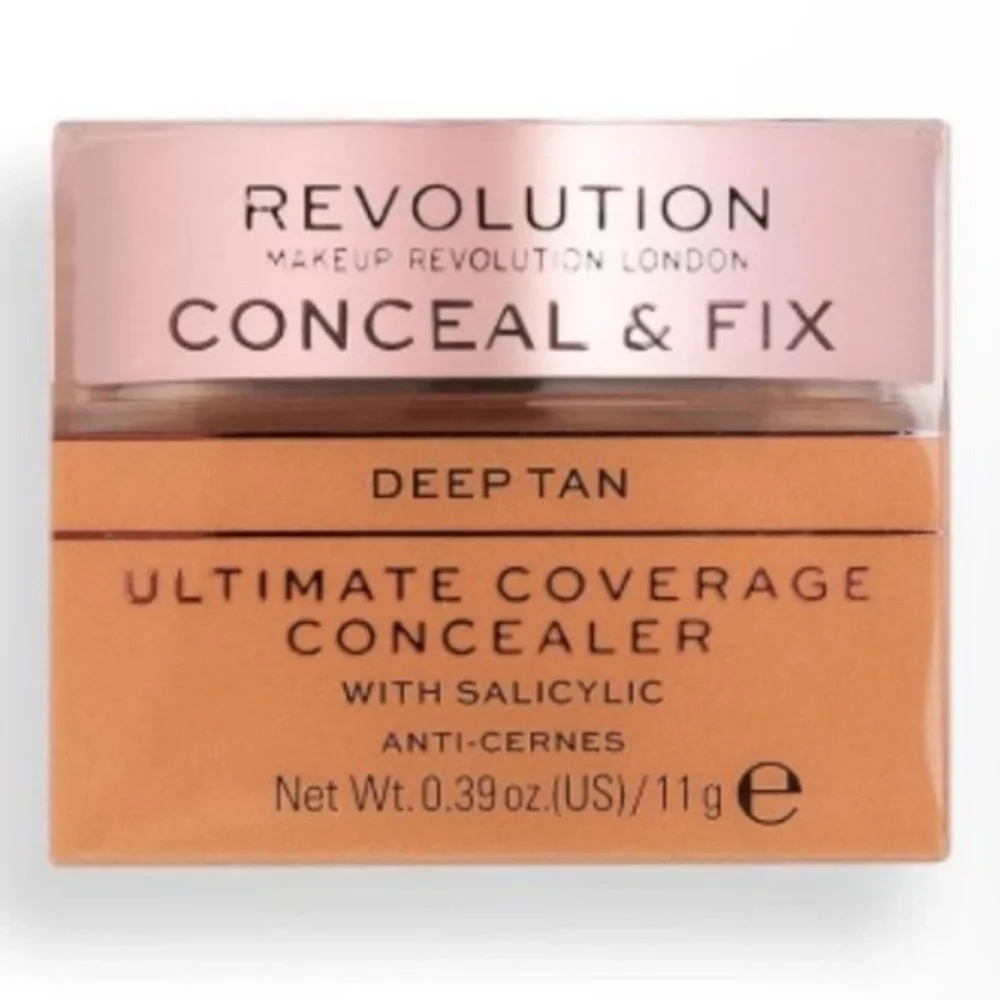 Deep Tan - Revolution Conceal & Fix‎ Ultimate Coverage Concealer